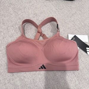 Adidas OPTIME WORKOUT HIGH SUPPORT BRA Color Nude Size M(A-B) NWT
